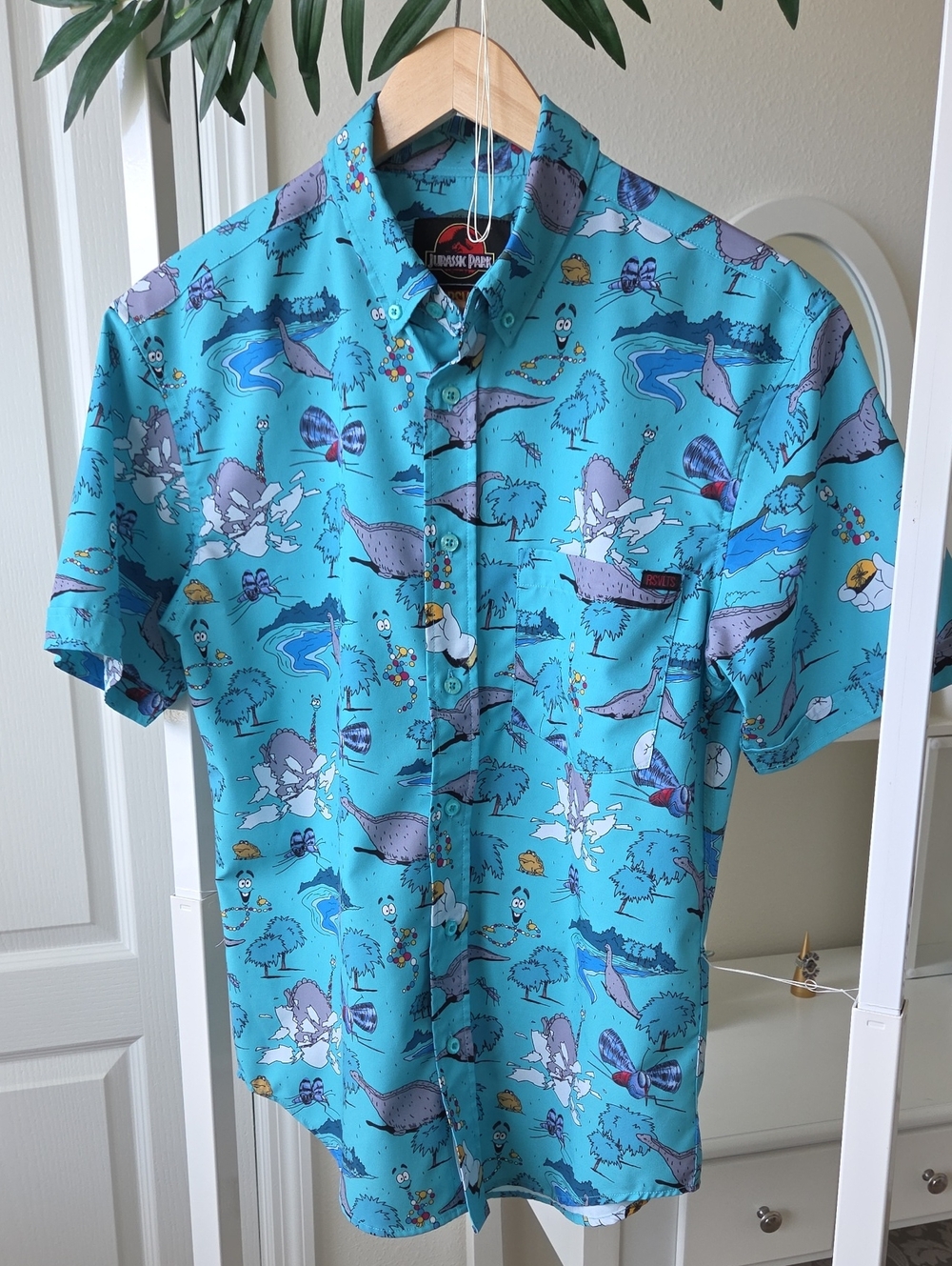 Jurasicc Park RSVLTS Short-Sleeve Shirt "The Miracle Of Cloning" Size S
